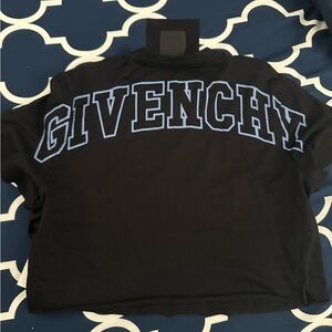 GIVENCHY logo crop top